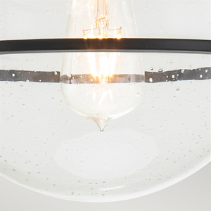 Somerset Plafond - 1 svetelný zdroj - číre sklo - čierny kváder small 3