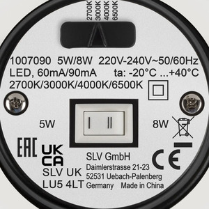 Zapustené svietidlo SLV Universal Downlight Move Phase 5W/8W 1007090 small 7