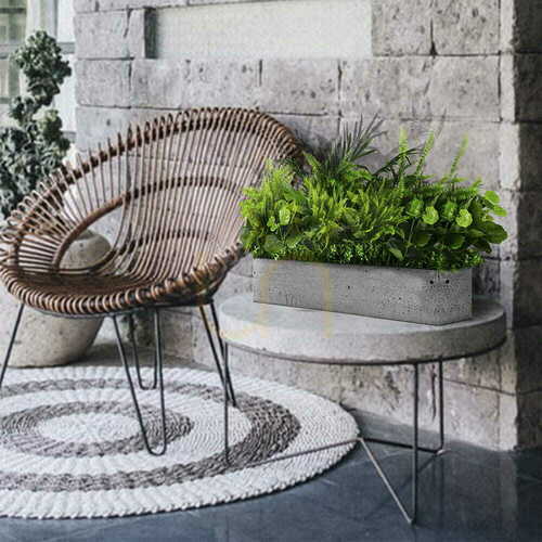 Skontrolujte Vložka s umelými rastlinami do kvetináča Green Designers White Sparrow GD 712, 25 × 50 cm