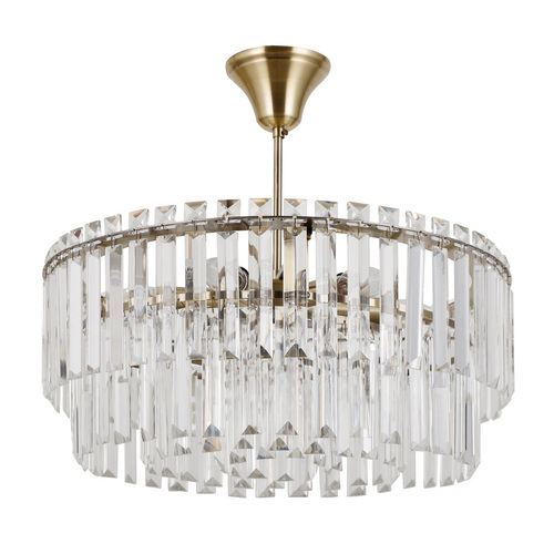 Skontrolujte Závesná lampa Italux Buena 6x E14 hnedá krištáľová PND-22320-6-ABR