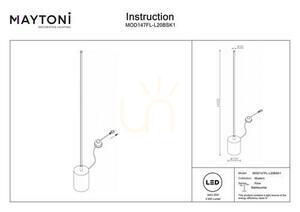 Stojacia lampa FLOW MOD147FL-L20BSK1 Maytoni small 3