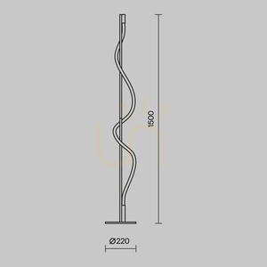 Stojacia lampa TAU MOD166FL-L15B3K Maytoni small 12