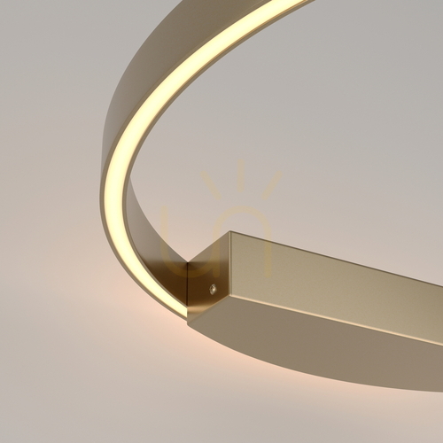 Skontrolujte Nástenné LED svietidlo Maytoni Rim MOD058WL-L35BS3K kruh 60 cm mosadz 37W 3000K