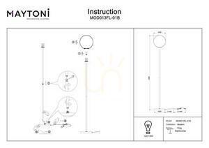 Stojacia lampa RING MOD013FL-01B Maytoni small 3