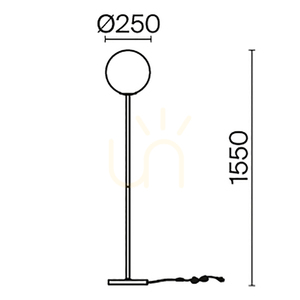 Stojacia lampa RING MOD013FL-01BS Maytoni small 5