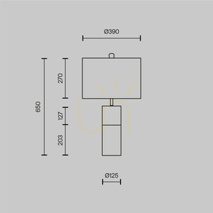 BIANCO Z030TL-01BS stolová lampa Maytoni small 6