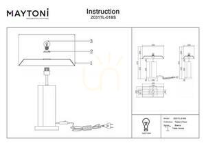 BIANCO Z031TL-01BS stolová lampa Maytoni small 6