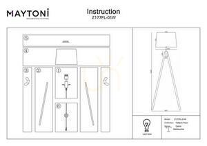 Stojacia lampa CALVIN Z177FL-01W Maytoni 6 Stojacia lampa CALVIN Z177FL-01W Maytoni small 6