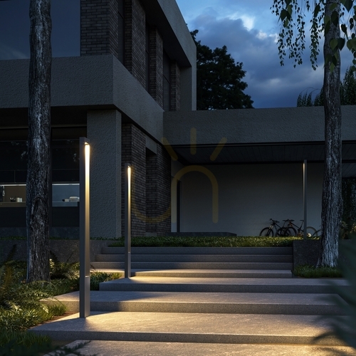 Skontrolujte Vonkajšia stojaca lampa BONN O425FL-L25GF IP65 Maytoni