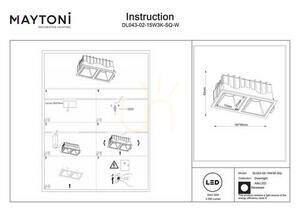 ALFA LED vstavané svietidlo DL043-02-15W3K-SQ-W Maytoni small 6