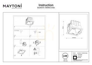 ALFA LED vstavané svietidlo DL043-01-15W4K-D-SQ-W Maytoni small 6