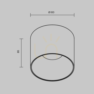 ALFA LED plafón C064CL-01-15W3K-RD-WB Maytoni small 5