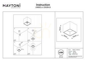ALFA LED plafón C065CL-L12W3K-D Maytoni small 4