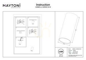 FOCUS LED plafón C056CL-L12W3K-W-W Maytoni small 5