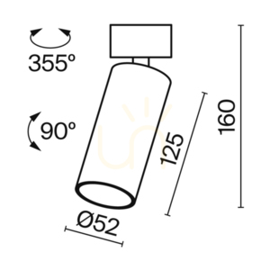 FOCUS LED plafón C055CL-L12W4K-W-W Maytoni small 10