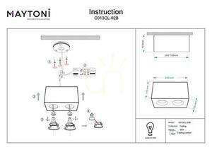 Plafón SLIM C013CL-02B Maytoni small 3