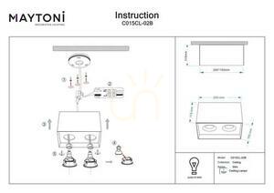 Plafón SLIM C015CL-02B Maytoni small 3