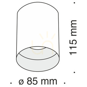 Plafón SLIM C014CL-01B Maytoni small 3