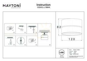 Plafón ONDA C024CL-L18B4K Maytoni small 7