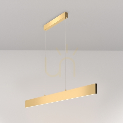 Skontrolujte Závesné svietidlo Maytoni Step P010PL-L30G3K LED 30 W 3000 K zlaté 118,5 cm