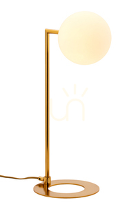 Stolová lampa Jupiter FEME 1933 zlatá s bielym sklom G9 14 W small 0
