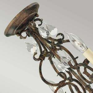 Luster Chateau - 4 svetelné zdroje - Mocha Bronze Elstead small 5