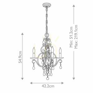 Luster Chateau - 4 svetelné zdroje - Mocha Bronze Elstead small 8