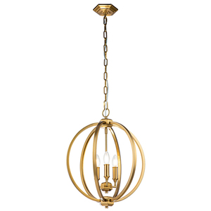 Corinne 3 Light Medium Pendant Elstead small 0