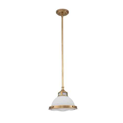 Skontrolujte Malé závesné svietidlo Amelia - 1 svetelný zdroj - Mosadz Heritage Brass Elstead