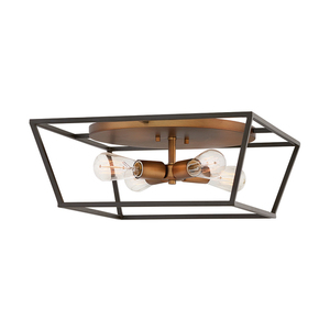 Fulton 4 Light Flush Mount Elstead small 0