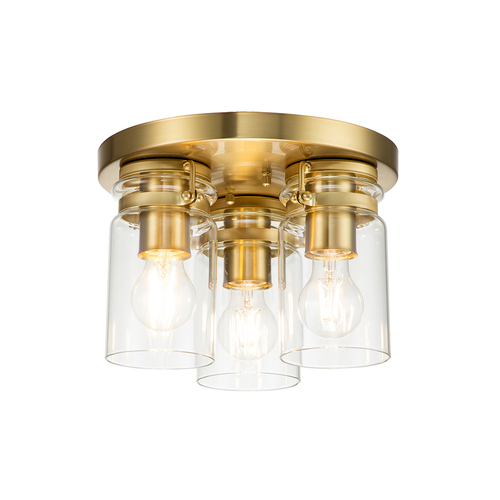 Skontrolujte Brinley 3 Light Flush Mount Elstead