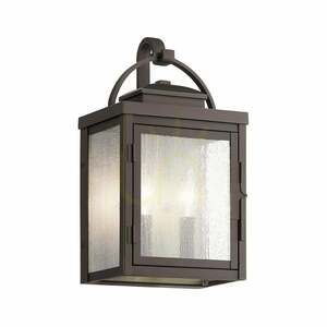 Nástenné svietidlo Carlson 2 svetlá Rubbed Bronze Elstead small 2