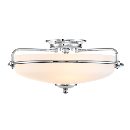 Skontrolujte Griffin 3 Light Flush Mount Elstead