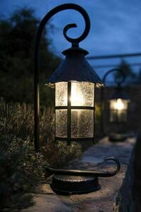 Vonkajšia stojaca lampa SU-MA Toledo K 4011/1/R čierna patina 54 cm small 1