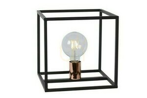 Stolová lampa Lucide ARTHUR čierna/medená kovová E27 25 cm 08524/01/30 small 0