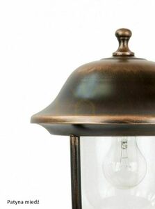 Vonkajšie stojace svietidlo SU-MA Prince čierne 87 cm E27 K 5002/3/O small 8