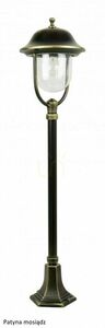 Vonkajšia stojacia lampa SU-MA Prince čierna 117 cm K 5002/2/O small 4
