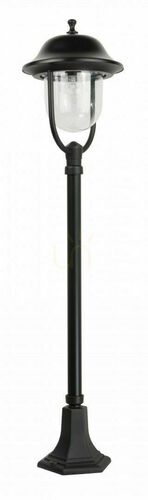 Vonkajšia stojacia lampa SU-MA Prince čierna 117 cm K 5002/2/O