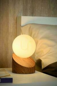 Stolová lampa Lucide LEN tmavý vzhľad dreva 1xG9 10 cm 45561/01/70 small 2