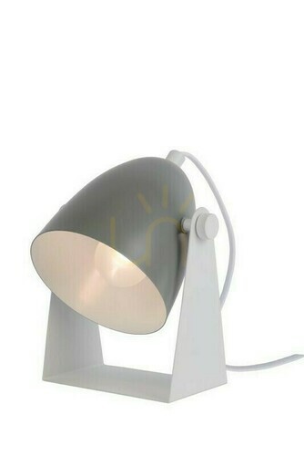 Stolová lampa Lucide CHAGO šedá kov E14 45564/01/36