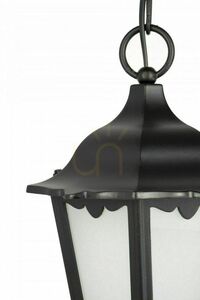 Vonkajšie závesné svietidlo SU-MA Retro Classic K 1018/1/D čierne, E27, 24 cm small 1