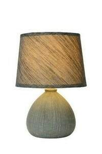 Stolová lampa Lucide RAMZI šedá keramika bavlna E14 26 cm 47506/81/36 small 0