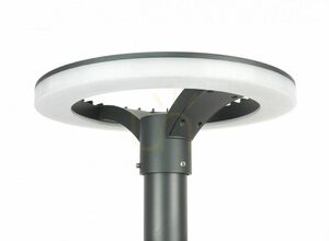 Vonkajšie stĺpové svietidlo SU-MA STR-2500 255 cm 44W LED tmavý popol small 2