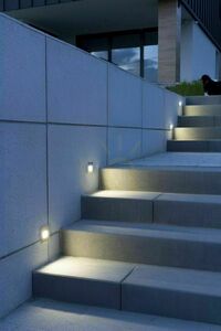 Vonkajšie nástenné LED svietidlo SU-MA Inox strieborné MR05 small 3
