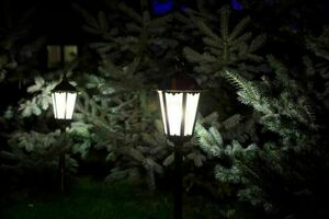 Vonkajšia stojaca lampa SU-MA Retro čierna patina 51 cm K 4011/1 small 3