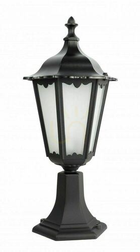 Skontrolujte Vonkajšia stojaca lampa SU-MA Retro čierna patina 51 cm K 4011/1