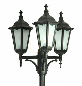 Vonkajší stĺp SU-MA OGMWN 3 čierna patina 3xE27 60W small 1