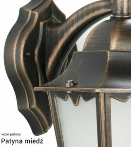 Vonkajšia stojacia lampa SU-MA Retro Classic II K 1018 H čierna patina 40 cm small 3