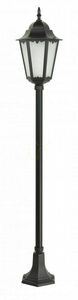 Vonkajšia stojacia lampa SU-MA Retro Classic II čierna 165 cm K 5002/1/H small 0