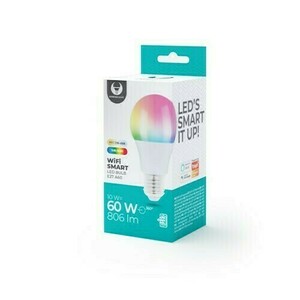 LED SMART E27 A60 10W RGB+CCT+DIM Tuya 806lm 230V žiarovka. small 1